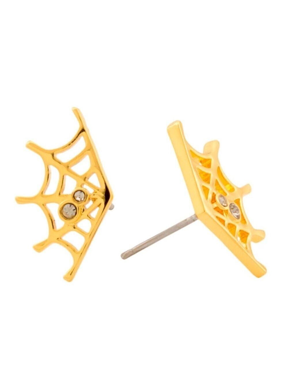 Lele Sadoughi Cobweb Sparkle Earrings New